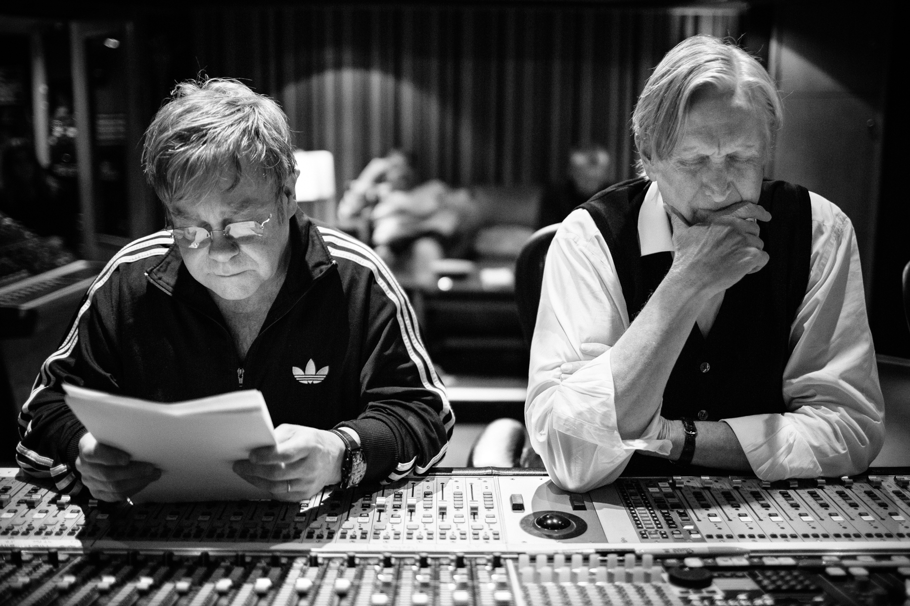 Elton John and T Bone Burnett