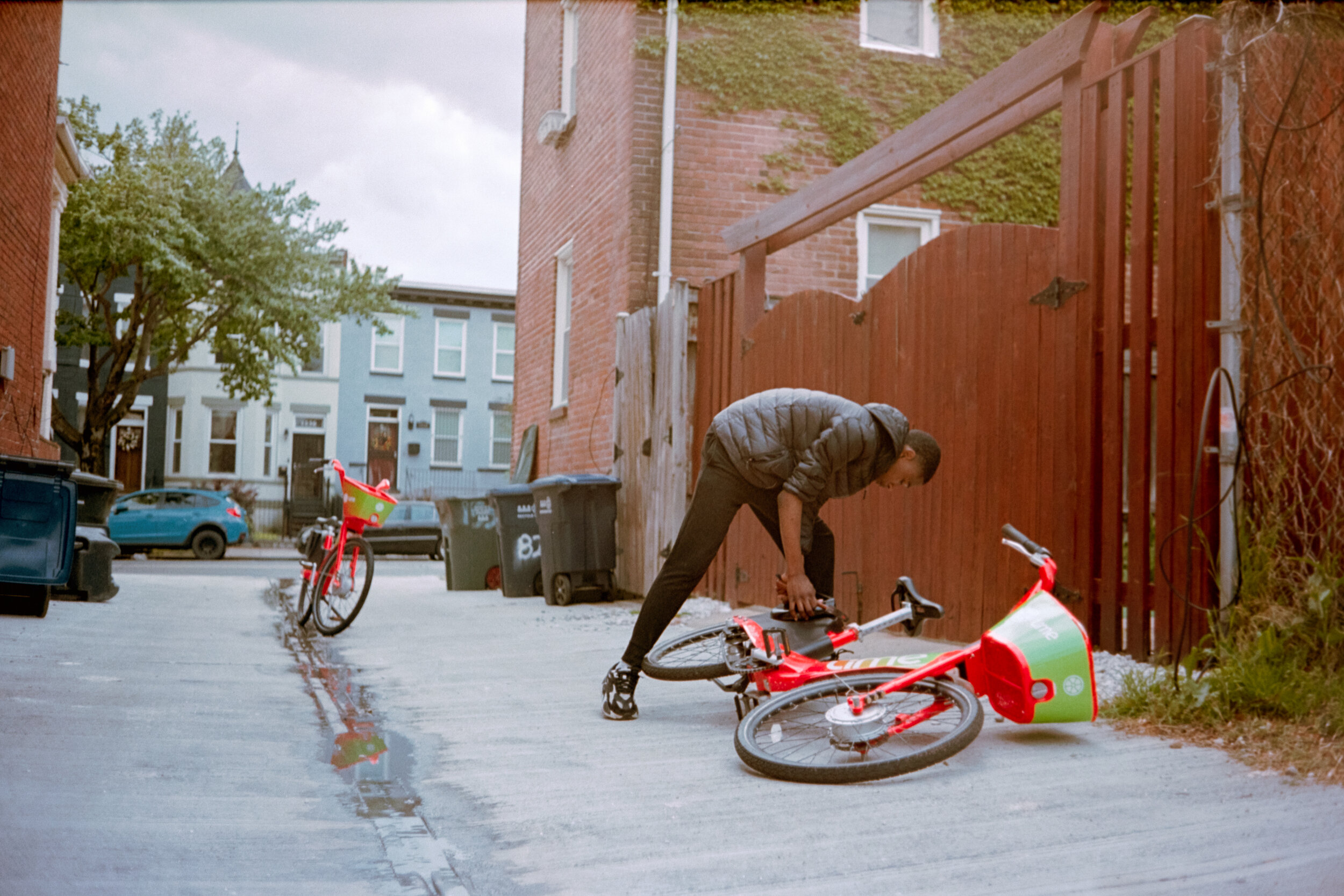 Q St. Alley Washington DC, Kodak Portra 160