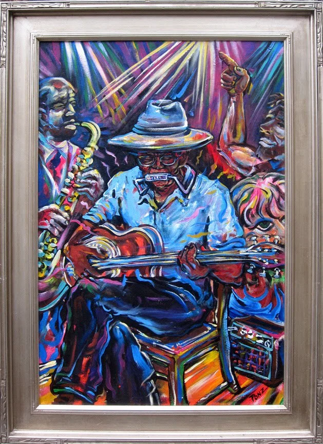 Willie Green, (Painted live on PBS)