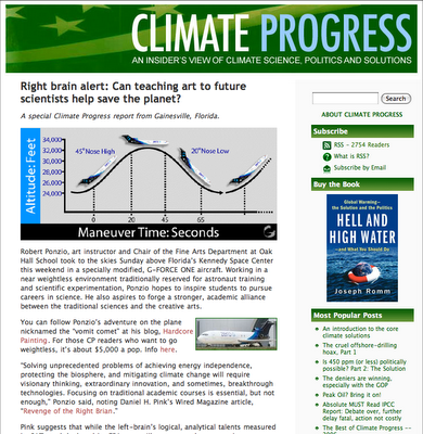 My blog post was picked up by Climate Progress!