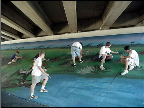 I-75 and Newberry Road Underpass Mural