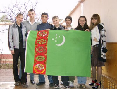 Greetings from our friends in Turkmenistan!