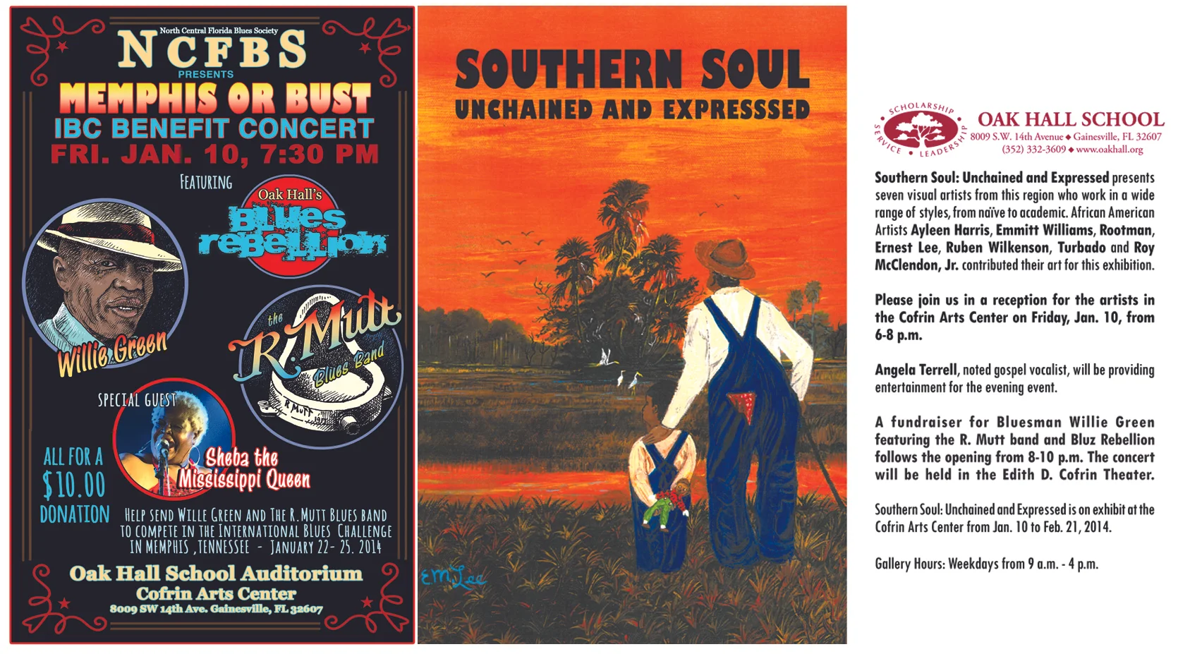 Art show and Blues Benefit Concert featuring Willie Green, R. Mutt Blues Band, Sheba the Mississippi Queen, Blues Rebellion with Live Painting by PONZ! 