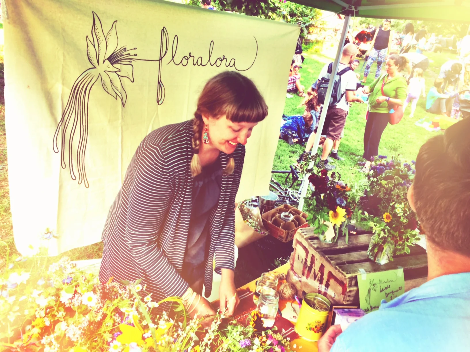 Loving market! (Photo credit: Rachel Cameron)