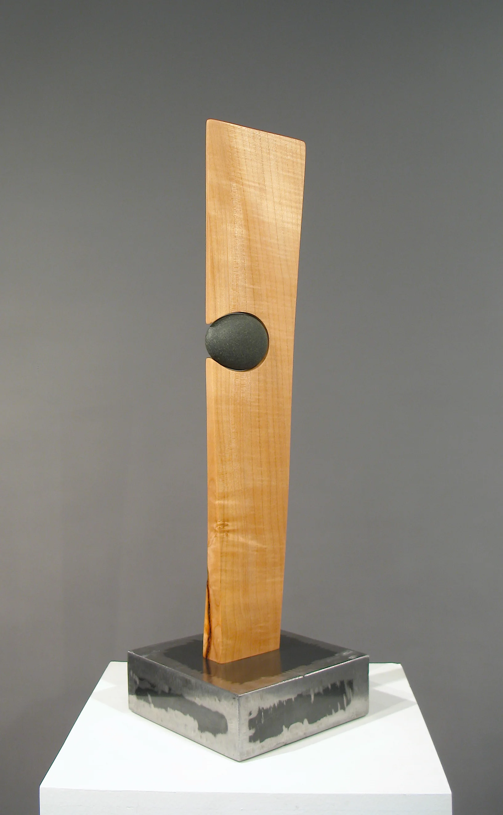 Emphasis welded steel, wood, rock SOLD