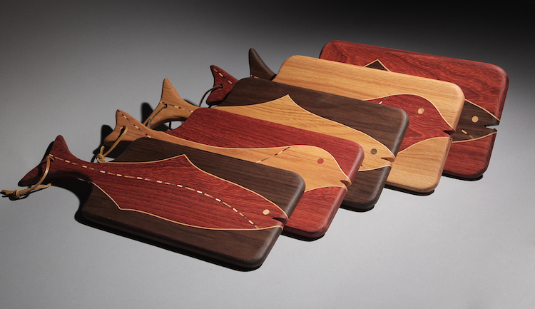 To purchase or inquire about Bruce Launers's currently available cutting boards, p lease contact the gallery at 1-800-858-5063.