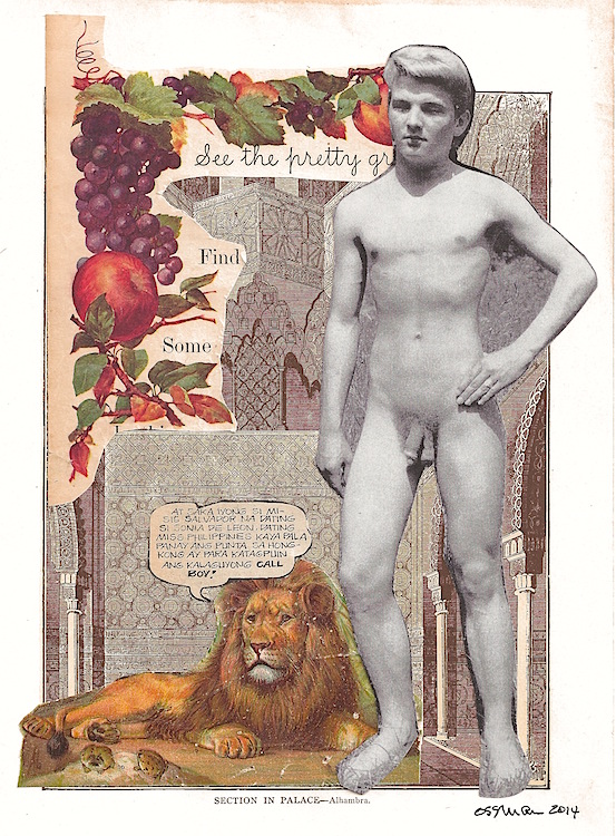 Call Boy (Pride) collage 6.75 x10" 