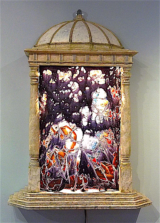 Return to the House of Becoming oil on canvas and mixed media $5,000