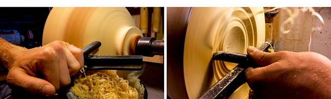 Turning on the lathe