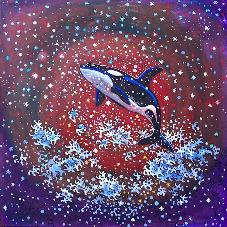 Bailando, 40"X40", 2020