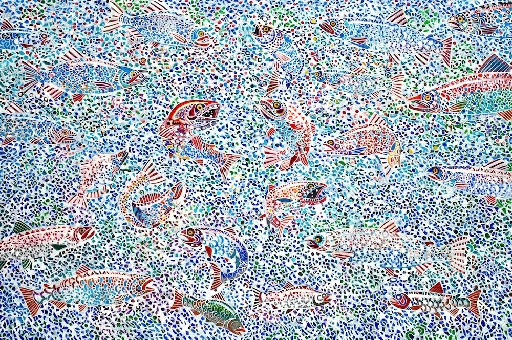 White Water, 48"X72", 2019