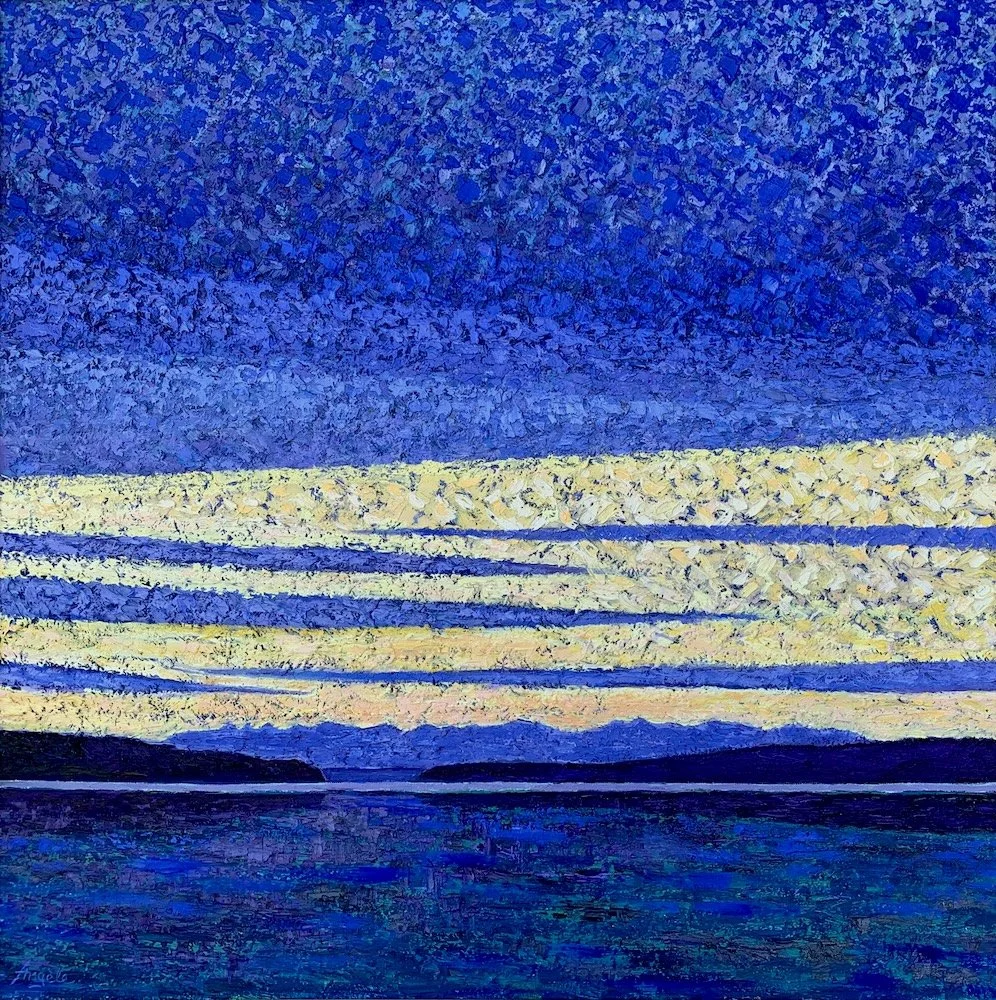 After the Rain - oil on canvas by Angèle Woolery