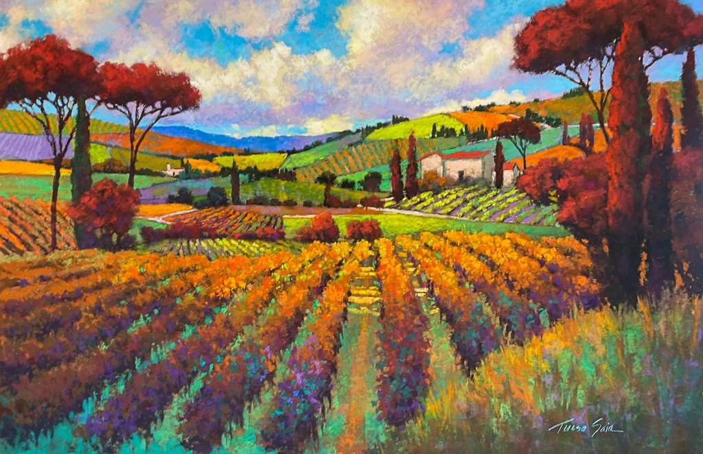 Afternoon Light on the Vines 24x36 pastel - web.jpg