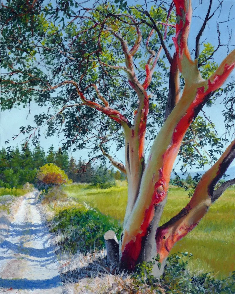 Deer Lagoon Road - oil on canvas by Mark Skullerud