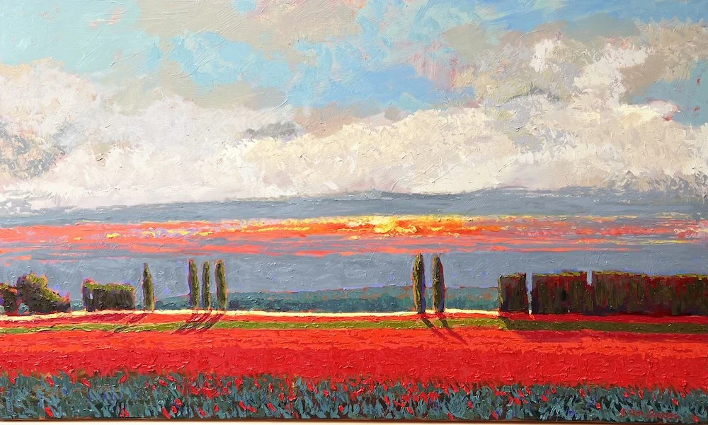 Skagit Light - oil on canvas by Alfred Currier