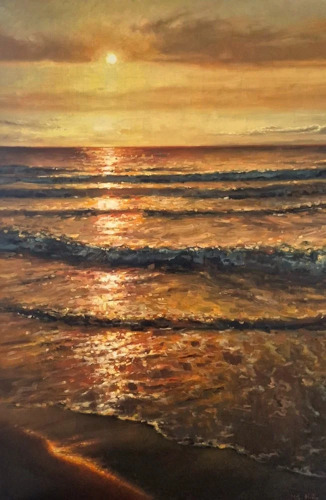 Evening Reflections - oil on canvas by Kathrine Leigh Holley