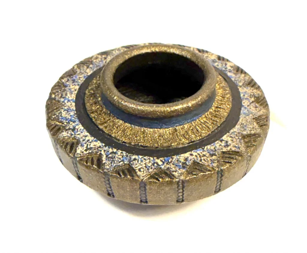 Sisters by Blood and Good Fortune - ceramic by Joan Govedare