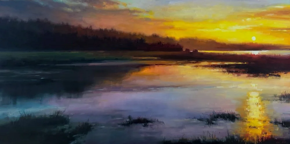 A Good Ending - oil on panel by Kathrine Leigh Holley