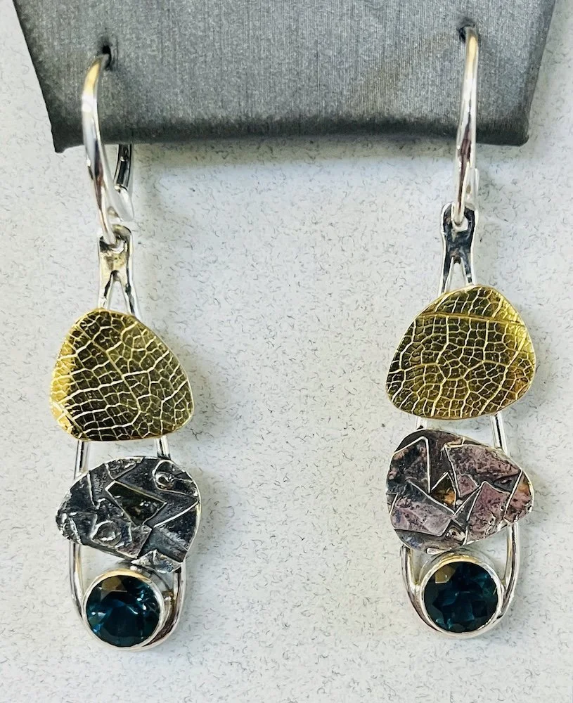 London Topaz Earrings by Gayle Minjarez