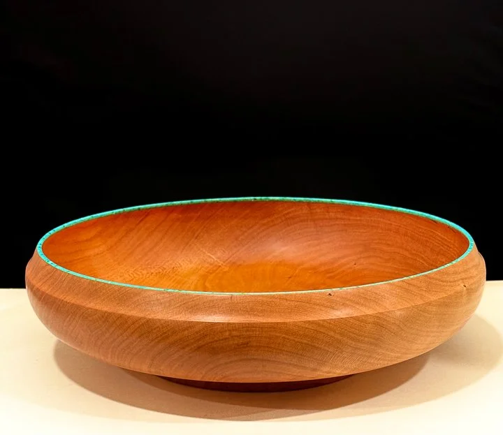 Black Cherry Serving Bowl with Fox Turquoise rim - web.jpg