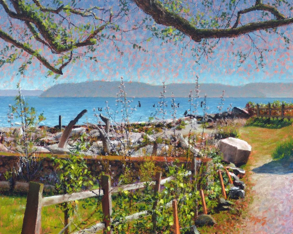 Harbor Home - oil on canvas by Mark Skullerud