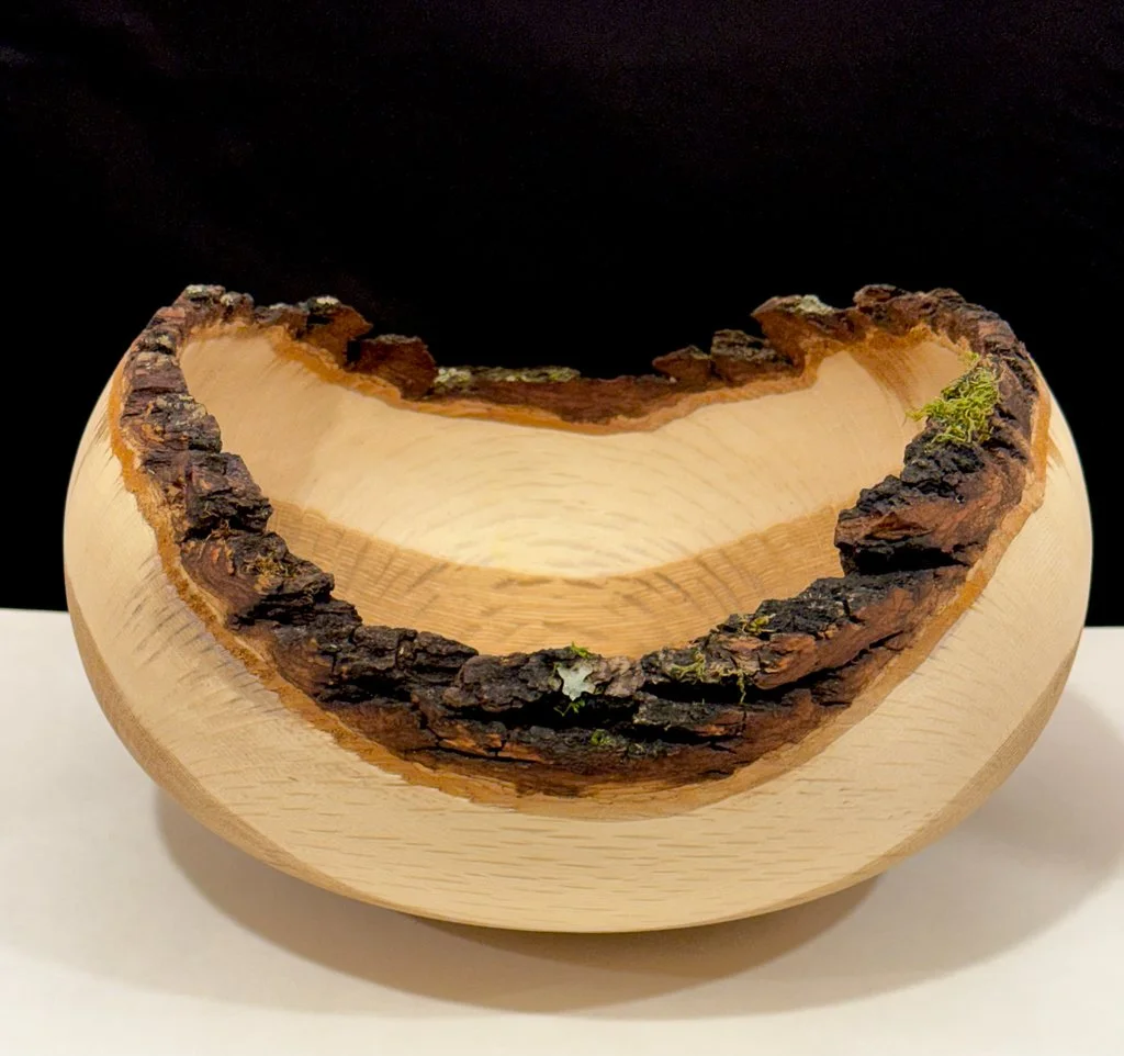 Garry Oak Natural Edge Bowl by Don Wodjenski