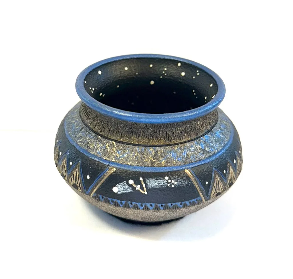 Passing Through Taurus and Friends - ceramic by Joan Govedare