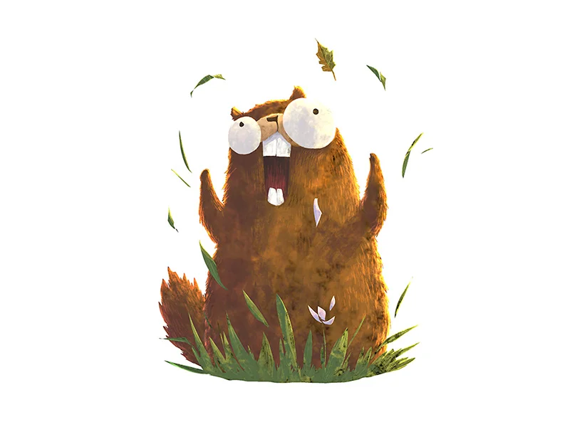 Digial Illustration for thesis project Shaggy Dog & Woolly Wolf