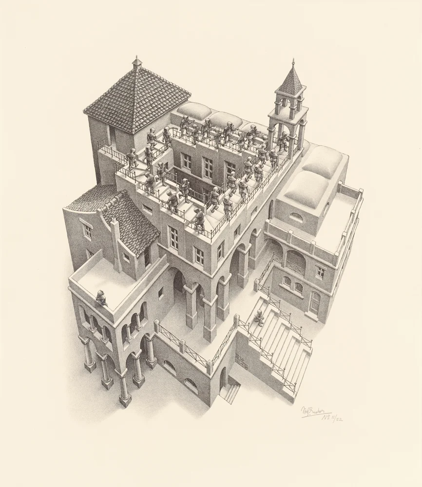 Ascending and Descending, M.C. Escher, 1960