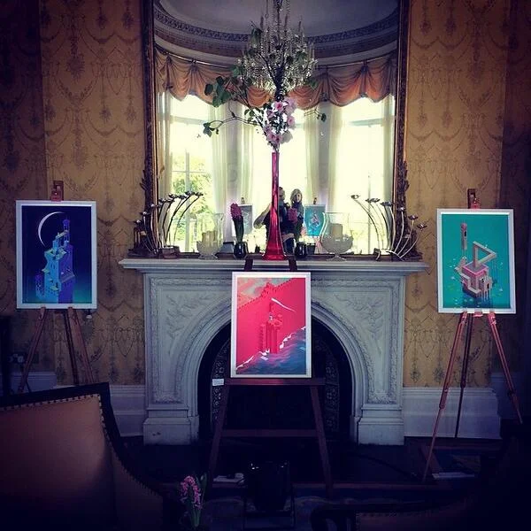  Monument Valley prints on display at the Úll Conference 