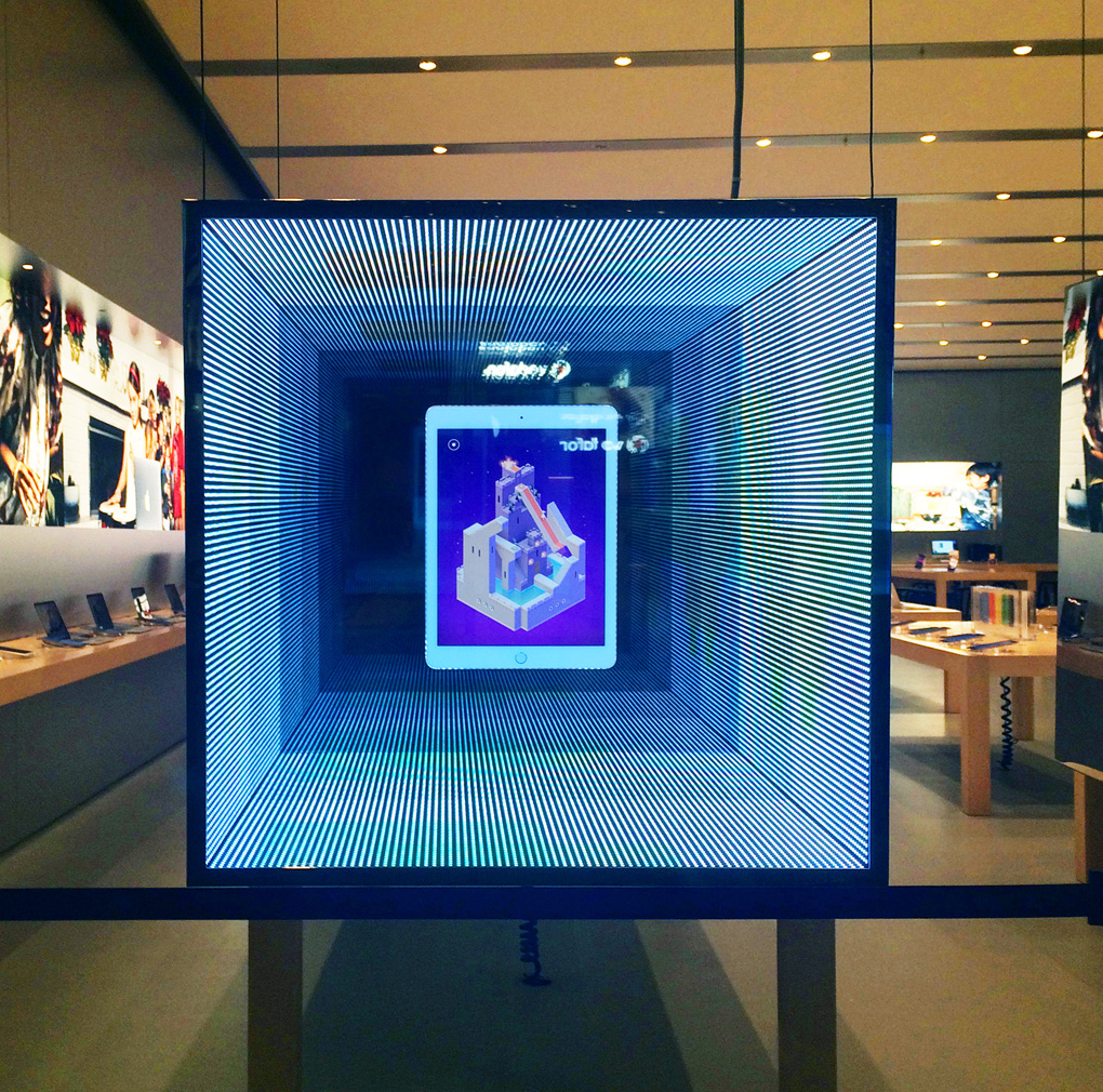  Nothing like seeing your game on display at an Apple Store in your home town 