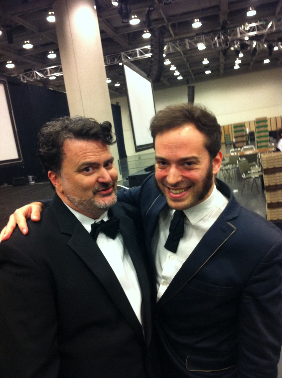  Meeting your hero Tim Schafer on Monday: utterly amazing. Being presented three awards by him on the Wednesday: priceless. 