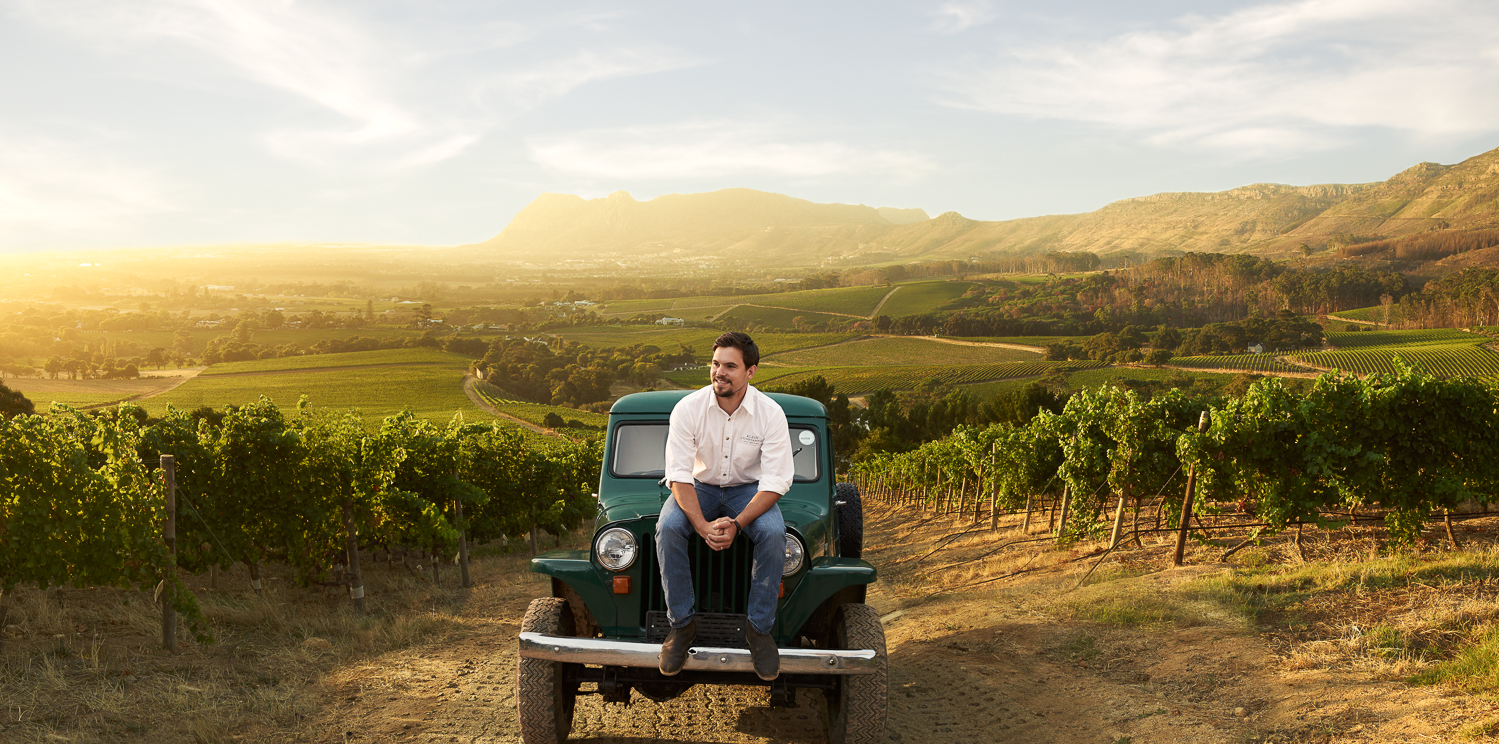 Matthew Day. Klein Constantia's winemaker.