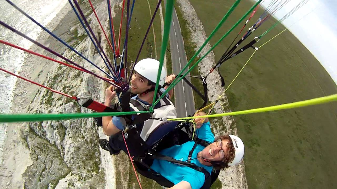 Tandem Paraglider Flight