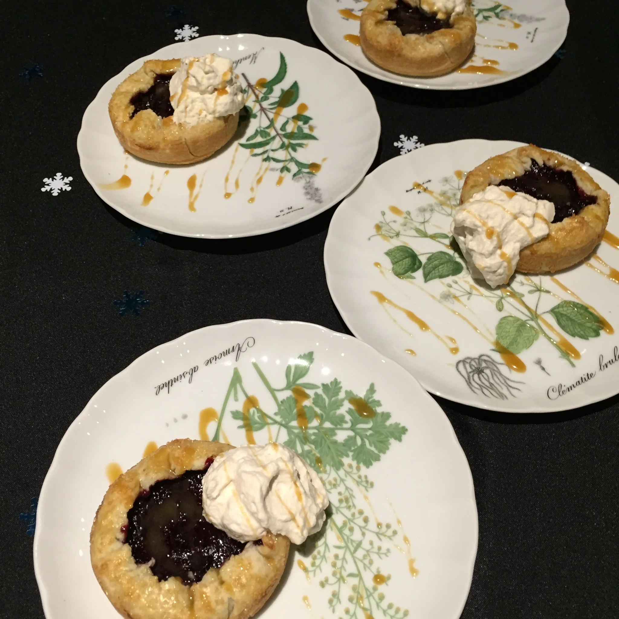 Plated dessert