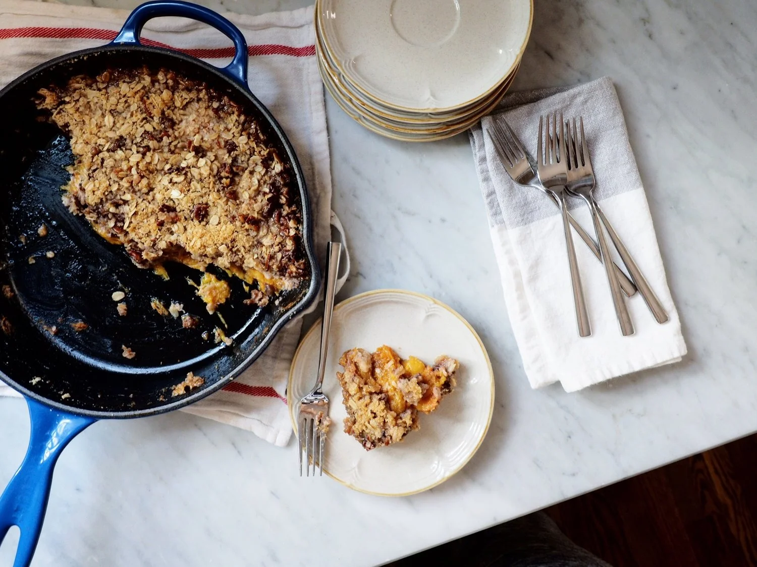 Skillet Fruit Crisp