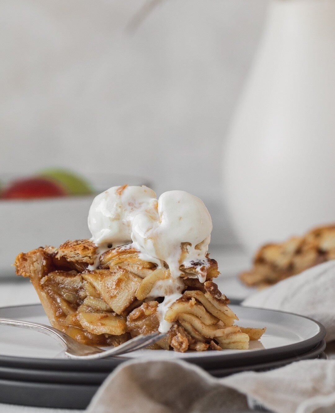 Happy Pi Day! As an engineer and a baker, I especially geek out over this holiday that perfectly blends my culinerdiness. Definitely drooling over this stacked peanut butter caramel apple pie that is truly best eaten warm with a giant, melting scoop 