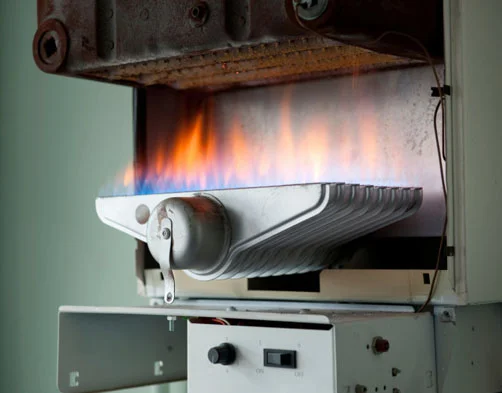 Photo showing the kind of gas appliance that uses a thermocouple wire that contains valuable precious metals that can be recycled and refined.