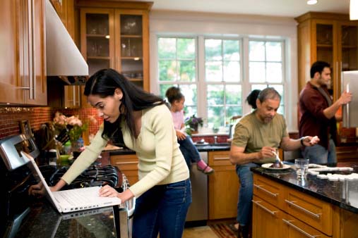 Shown: a kitchen filled with buried treasure - precious metal bearing appliances, silverware and more, that can be recycled profitably by Specialty Metals.