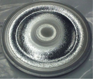 Shown: scrap platinum sputtering targets can be a surprisingly lucrative source of platinum.