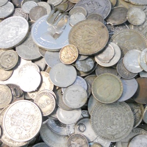 Photo of shipment of silver-plated scrap sent to Specialty Metals by a customer to be refined and recycled for the best prices on silver.