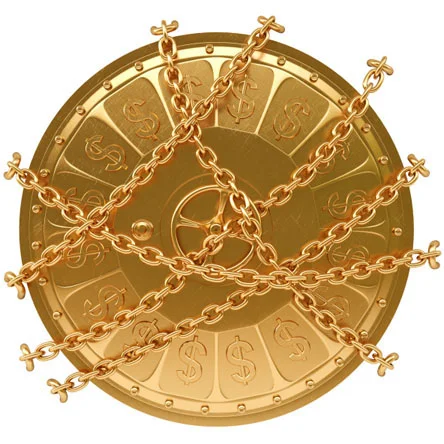 Image of gold vault door, symbolizing how you can lock in future precious metal prices with a Specialty Metals Precious Metals Pool Account.