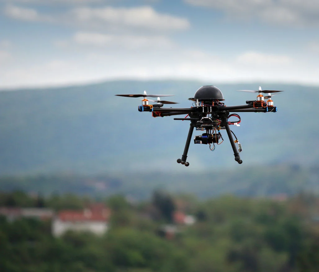 Photo of drones that gold treasure hunters are using to find gold and other precious metals. Credit: goce/istock.