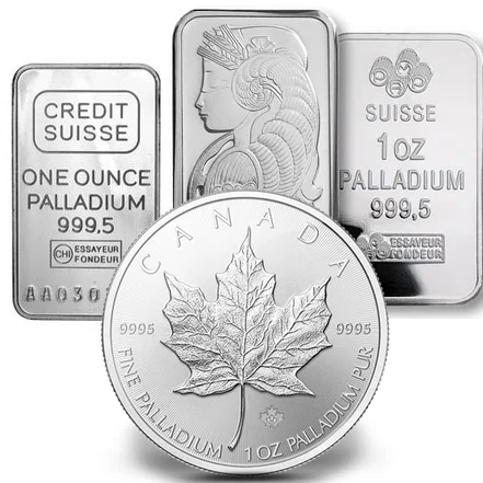 Photo of palladium ingots, which Specialty Metals refines and recycles from scrap catalytic converters, lab and dental equipment, electronics and jewelry.