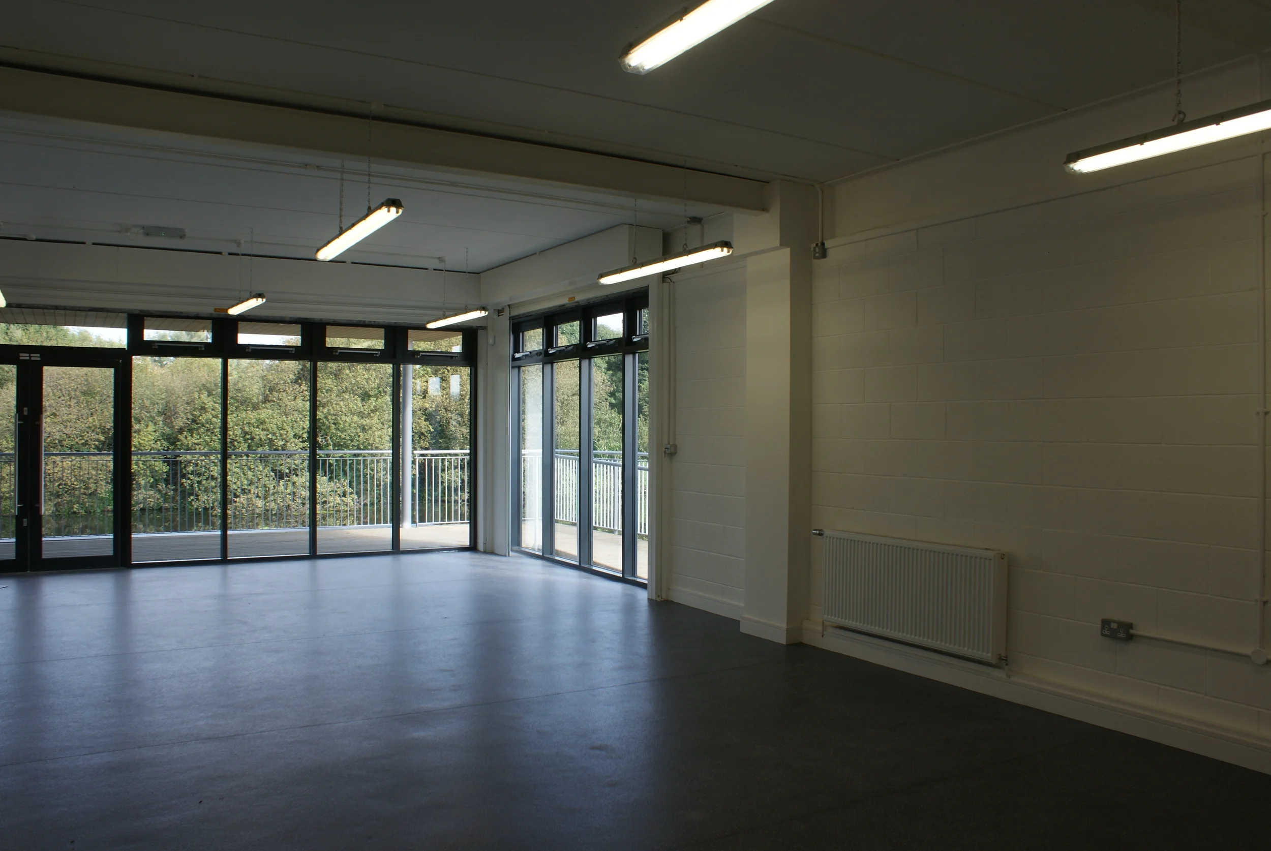  The Ergo Room has a picturesque view across the Aire and Calder Navigation Canal. 