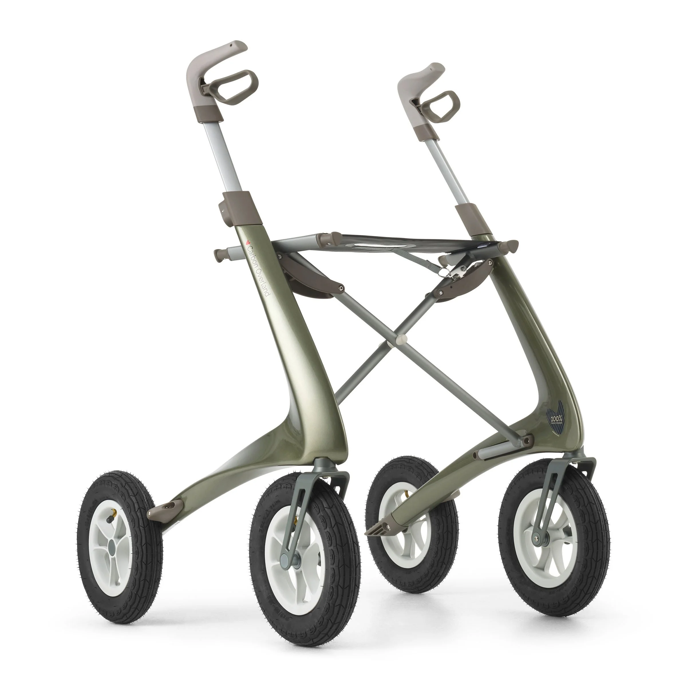 ByAcre Carbon Overland Rollator in Defender Green