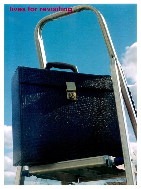  Mock-croc&nbsp;record case &amp; aluminium stepladder.   Some religions consider reincarnation to be a daily occurance.&nbsp;  