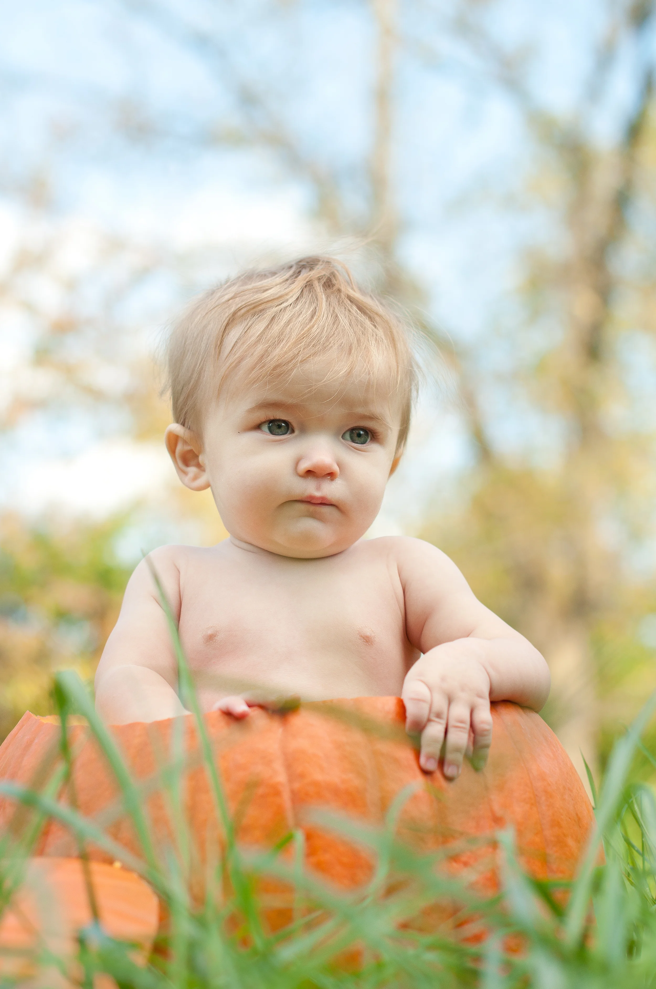 Such a cute little pumpkin