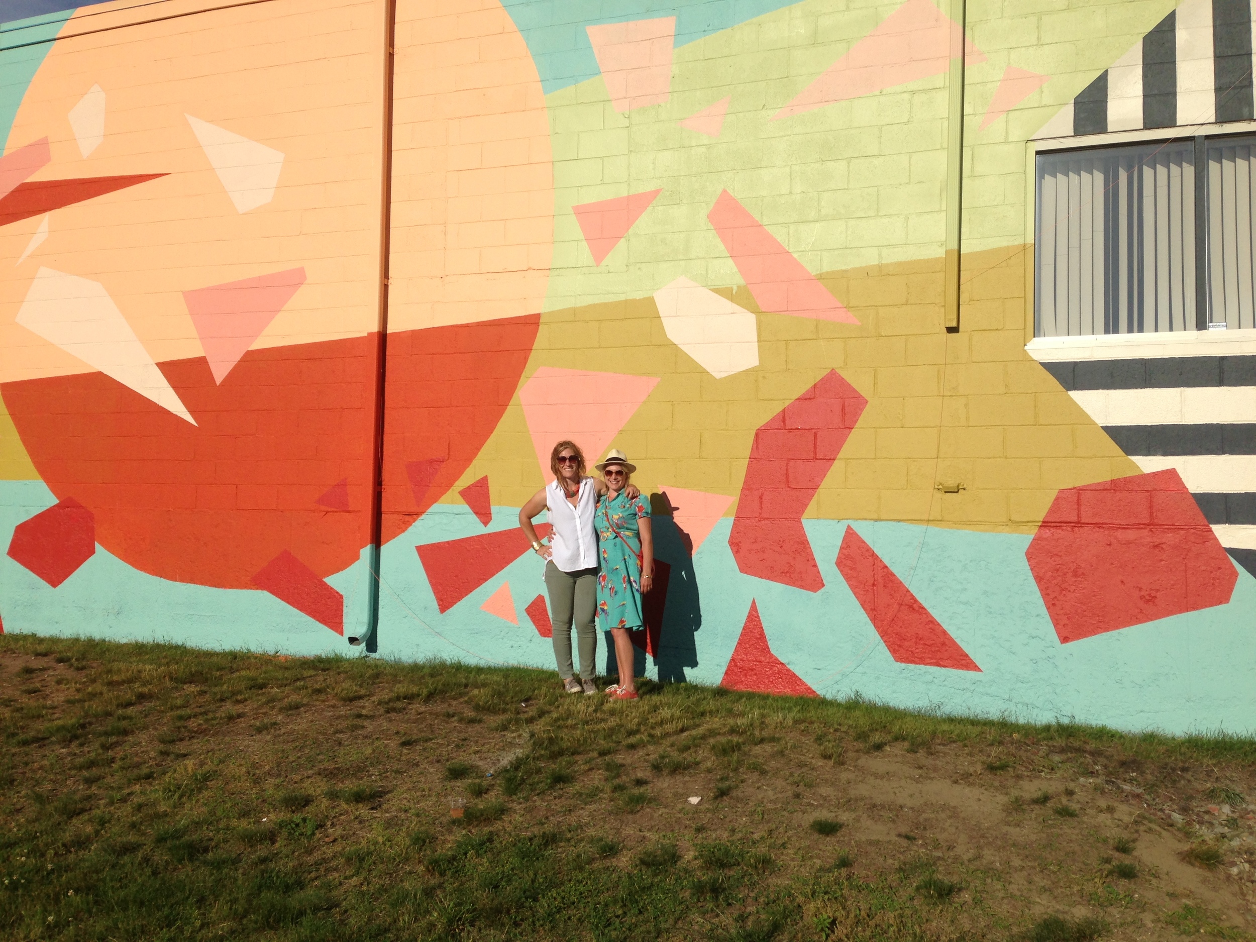 Red Circle Mural