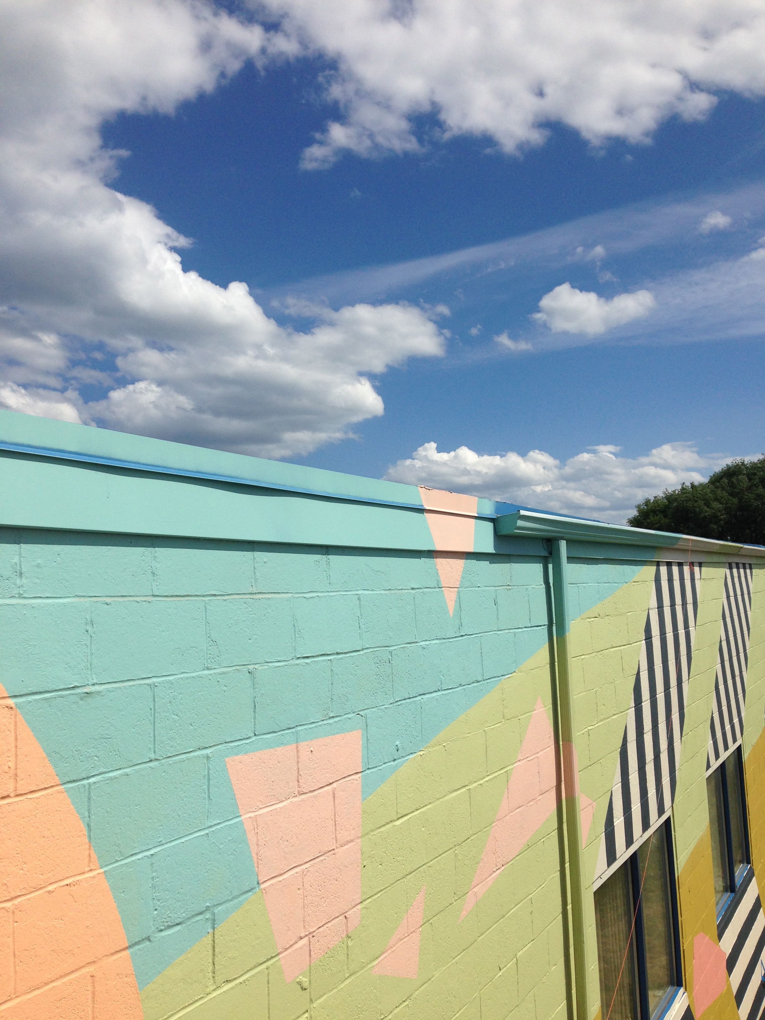 Red Circle Mural